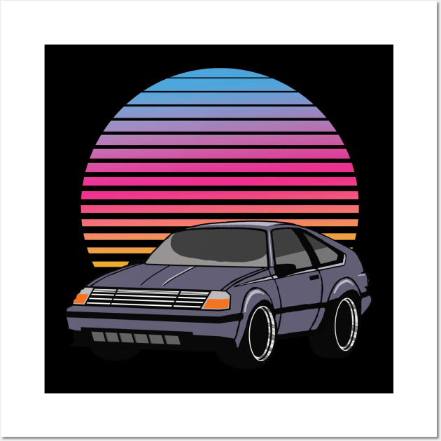 Sunset Toyota Celica Wall Art by thesupragoddess